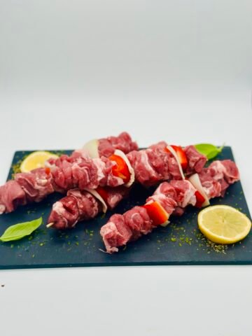 Photo de brochettes de filet mignon de porc