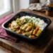 Colombo de poulet et riz basmati cuisinés par La Bavette du Boucher à Grenoble